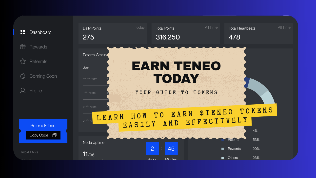 Teneo Confirms Airdrop: Here’s How to Earn $TENEO Tokens for Free